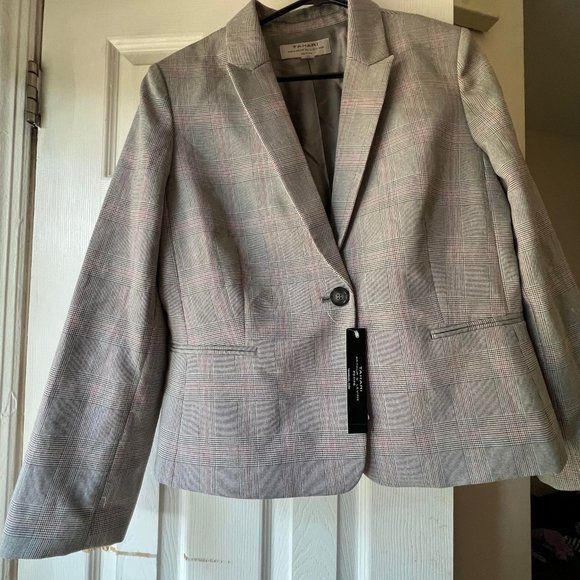 Tahari by Arthur S. Levine Women's Petite Plaid Pe - Picture 3 of 9